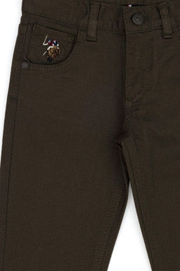 U. S. Polo Assn Брюки из парусины темного цвета хаки для мальчика - U.s. polo assn фото 11