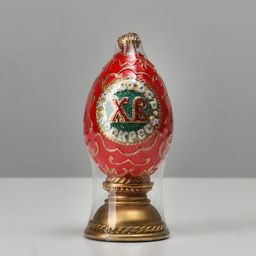 Свеча пасхальная большая Яйцо ХВ, 6,5х15 см, 195 гр - Simaland фото 2