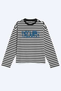 Camiseta boxy de manga larga y estampado gr?fico - H&m фото 2