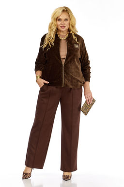 Костюм Элль стиль 2432 коричневый