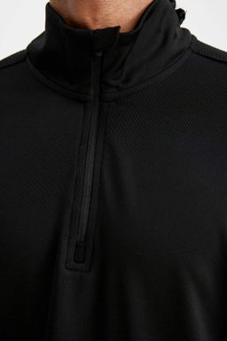 DeFactoFit Спортивная толстовка стандартного кроя с воротником-стойкой  фото 5