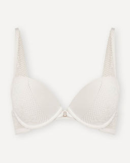 Белый бюстгальтер с отделкой - Deseo фото 2