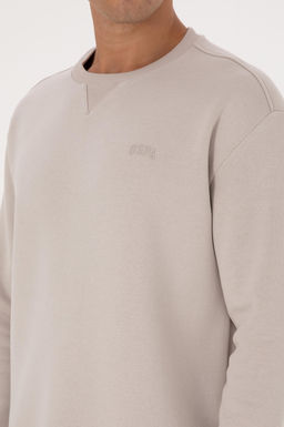 Erkek Ta_ Basic Sweatshirt
