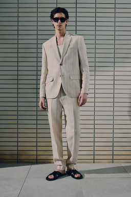 Americana de lino Regular Fit - H&m фото 2