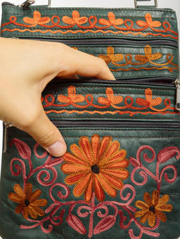 Сумка натуральная кожа через плечо №1114/46 - Ганг фото 5