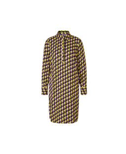 Платье, черно-лилово-лимонное - Ashley brooke фото 2