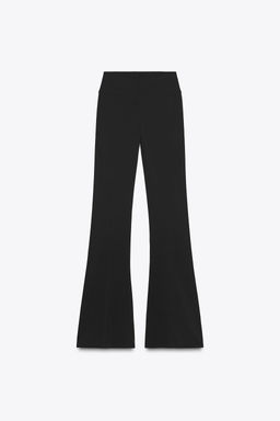 SEAMLESS POLYAMIDE FLARE TROUSERS - Zara фото 6