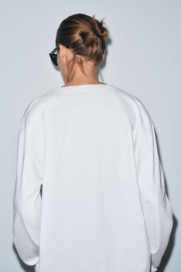 RUSTIC V-NECK T-SHIRT - Zara фото 3