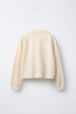 CARDIGAN WITH TULLE AND SEQUINS - Zara фото 2