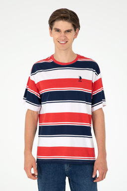 Мужская красная футболка Неожиданная скидка в корзине