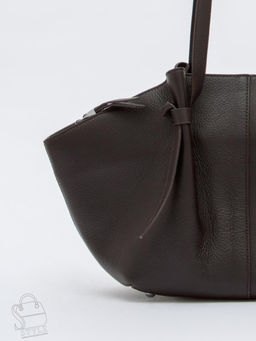 Сумка женская кожаная 2394-1Y coffee Polina&Eiterou