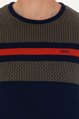 U. S. Polo Assn / Мужской темно-синий свитер - U.s. polo assn фото 21