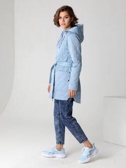 22114 Куртка голубой - Dizzyway фото 2