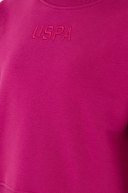 Женский свитшот цвета фуксии - U.s. polo assn фото 7