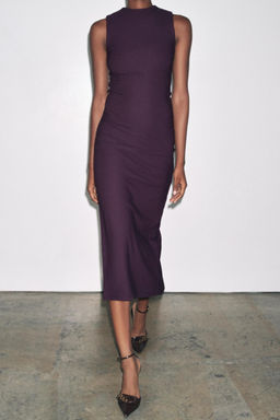 LONG CREPE DRESS - Zara фото 2