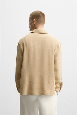 TEXTURED POLO SHIRT - Zara фото 11