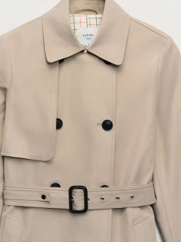 Плащ с поясом ZR2604102207-62 / Zarina  фото 3