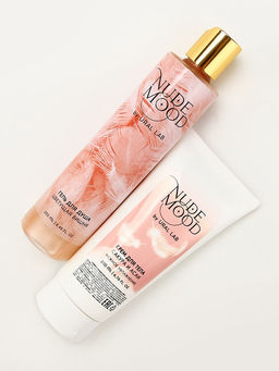 Подарочный набор NUDE MOOD, гель для душа 250 мл и крем для тела 200 мл, аромат вишни, сакуры и асаи, URAL LAB  фото 4