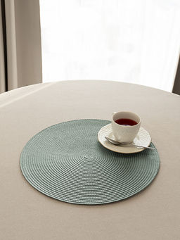 Салфетка сервировочная D36 изумрудный полипропилен