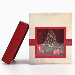 Коробка складная с 3D эффектом С Новым годом, ёлочка, 11 х 11 х 13 см - Дарите счастье фото 11