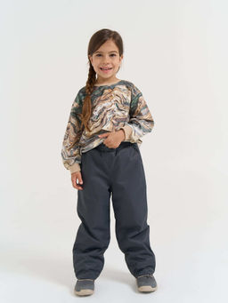 Брюки демисезонные Антрацит с утеплителем - Bungly фото 3