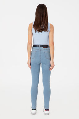 Kad_n Eflatun Jean Pantolon Sepette S_rpriz _ndirim - U.s. polo assn фото 4