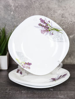 Набор квадратных тарелок 4 штуки 200 мм / FP-80XN (7131) /уп 12/ Лаванда - Галеонтрейд фото 2