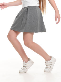 Юбка из футера для школы UD 5123 графит - Mini maxi фото 8