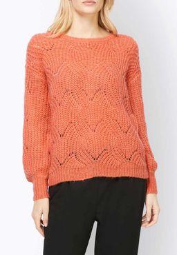 Пуловер, мандариновый - Linea tesini фото 5