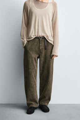 ABSTRACT PRINT CARPENTER TROUSERS - Zara фото 2