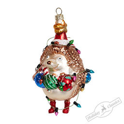 Ежик на празднике (стекло) 7х7х12,5 см