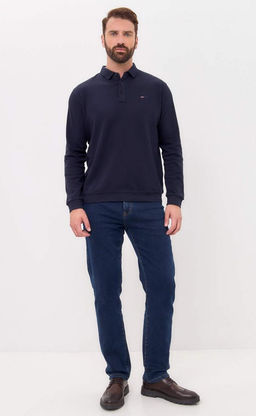 Поло д/р F421-07-7021 d.blue - Fine joyce фото 3