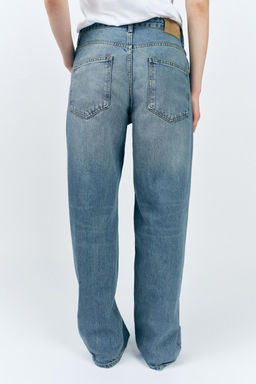 ZW COLLECTION BAGGY MID-WAIST JEANS - Zara фото 9