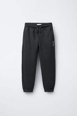 SHORT SLEEVE SWEATSHIRT AND TEXT JOGGERS SET - Zara фото 5
