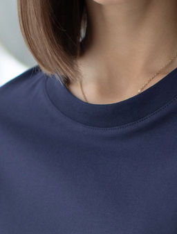 Футболка с принтом свободная из премиального 100% хлопка - Vilatte фото 5