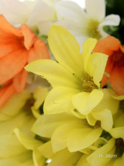 Цветок искусственный 34 см 5 веток / 254-9 /уп 2/300/600/ - Галеонтрейд фото 4