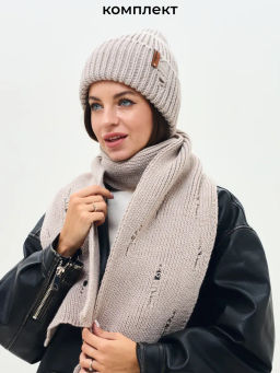 Аванна Комплект шапка, шарф