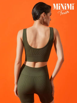 Mi 1141AS Fresh Майка Кроп Топ (кашкорсе), PA - militari - Minimi фото 2