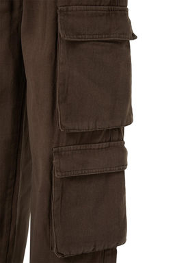 TRENDYOL MAN Limited Edition Kahverengi Premium Cepli Baggy Kargo Pantolon TMNSS23PL00036 - Trendyolmilla фото 10