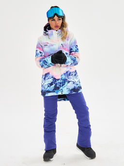 Женская горнолыжная сноубордическая куртка Alpha Endless Ultra Chaleur SNB 423/316_9 Разноцветный  фото 29