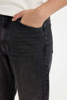 Узкие джинсовые брюки узкого кроя в стиле 90-х с высокой талией - Defacto фото 5