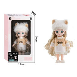 Кукла 15см, руки и ноги на шарнирах (3114237) в коробке 20*6*11см