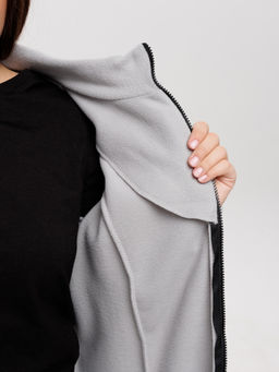 Тж-37 Толстовка женская (флис) Светло-серая