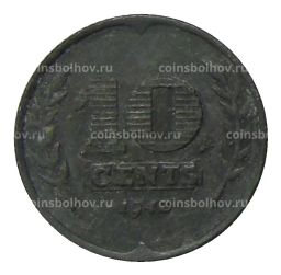 10 центов 1942 года Нидерланды