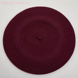 Берет фетр без отделки 11 Берет женский (56-58)