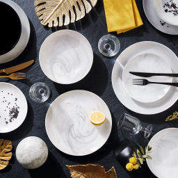 Тарелка обеденная DIWALI MARBRE WHITE25см - Luminarc фото 6