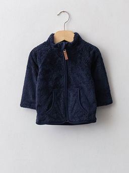 Hakim Yaka Uzun Kollu Erkek Bebek Fermuarl? Pel?? H?rka