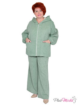 Парка Модель №1550 размеры 44-84 - Plusmoda фото 5