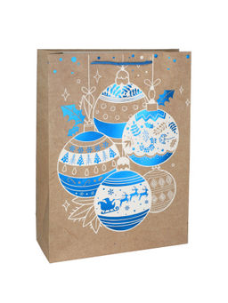 Пакет подарочный 31х42х12см Новый год / 6581ХL /уп 12/300/210 г - ГалеонТрейд фото 3