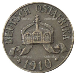 1 геллер 1910 года J Германская Восточная Африка